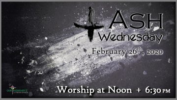 Ash Wednesday Worship
